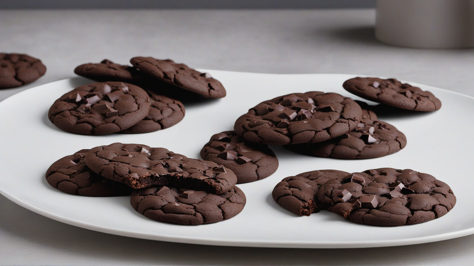 Biscotti di cioccolato fondente